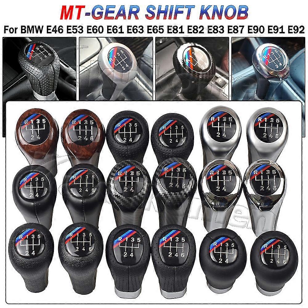 5/6 Speed Gear Shift Knob For Bmw 1 3 5 6 Series E30 E36 E39 E46 E60 E87 E90 E91 E92 Manual Gear Lever Stick Handball Car Part - Gear Shift Knob