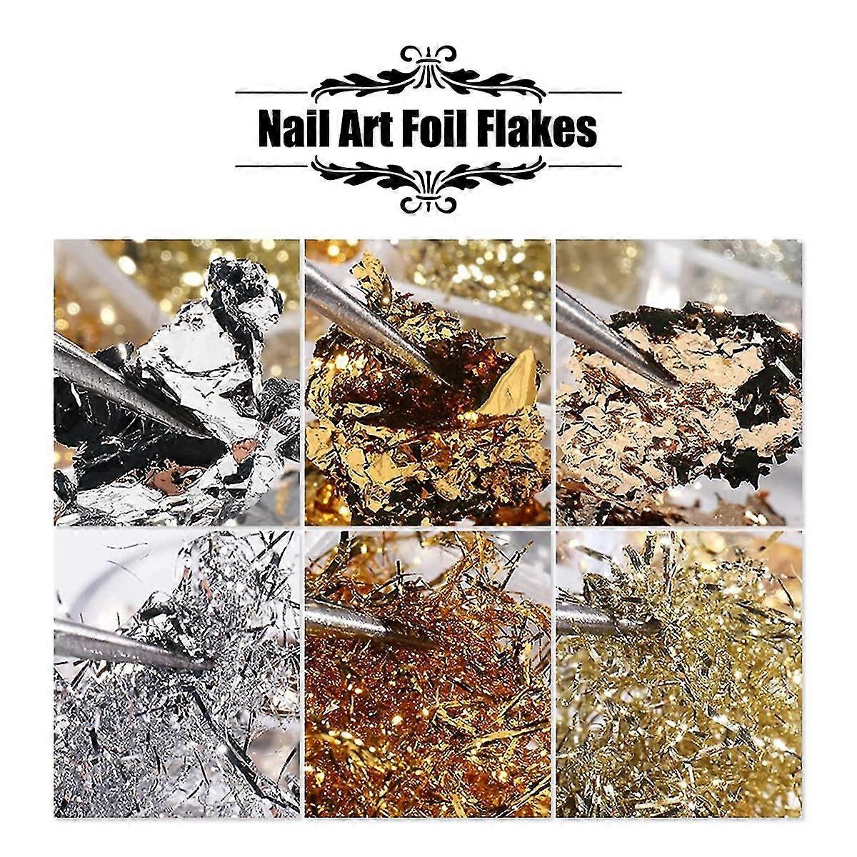 goud zilver), 100 g glitterpoeder, glitterpoeder, glitter, knutselen, glitter, stof voor slijm, kunst, handwerk, knutselen en nagelkunst