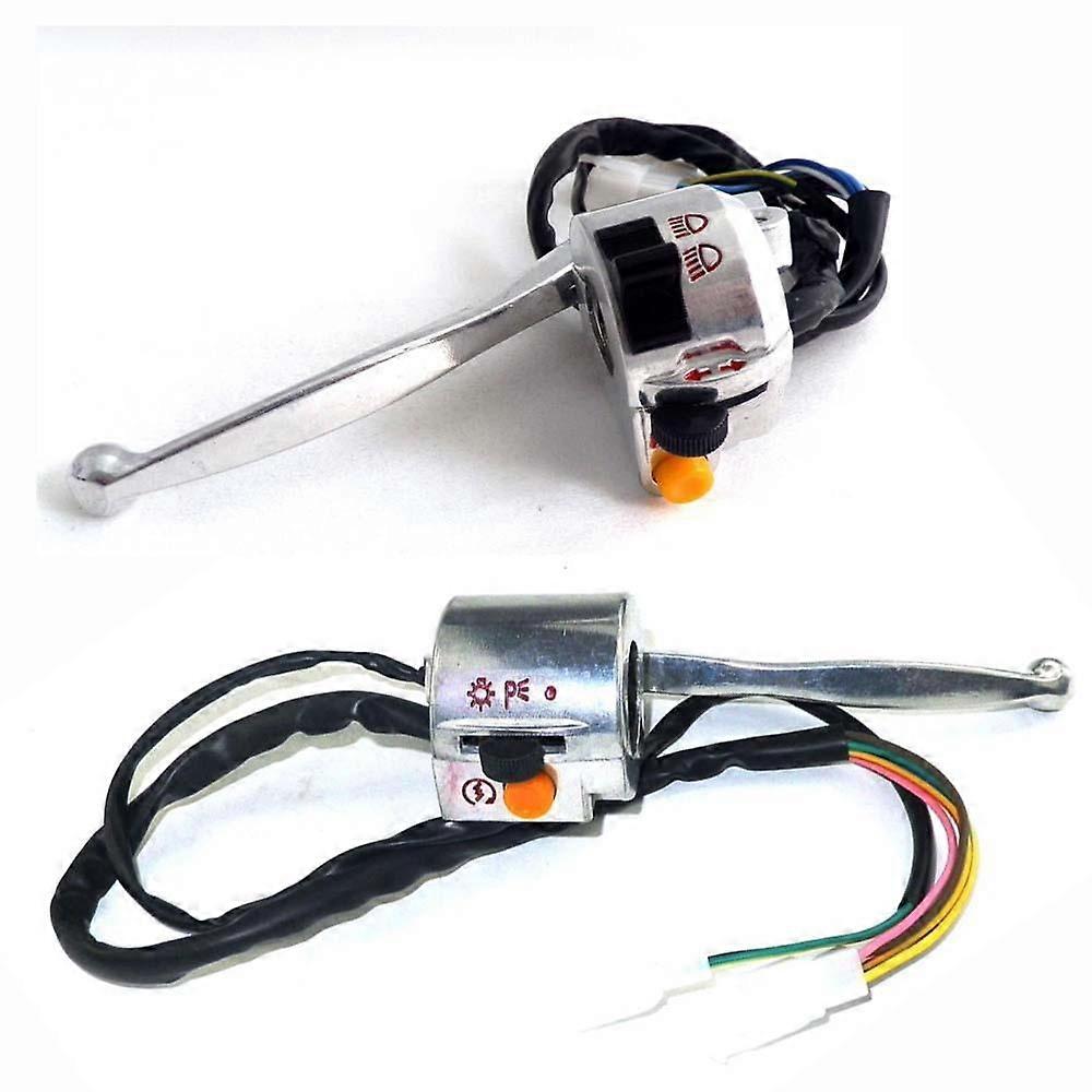 Motorcycle Right and Left Handlebar Switch 22mm for 50cc Retro Chinese Scooter JH70 JH48 drum brake
