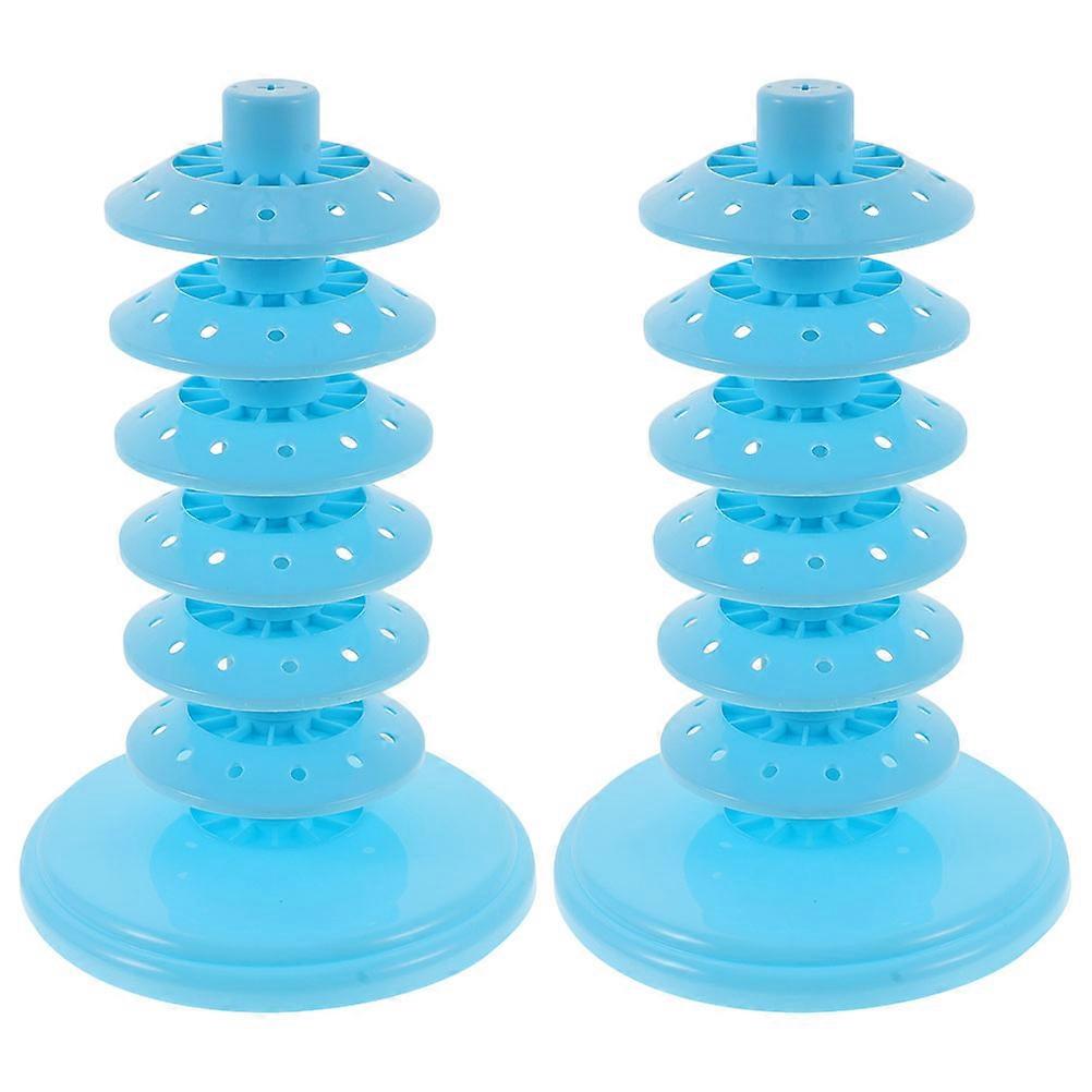 2pcs Cake Pop Stand Multi-tiered Cake Pops Display Tower Table Lollipop Display Holder for Retail