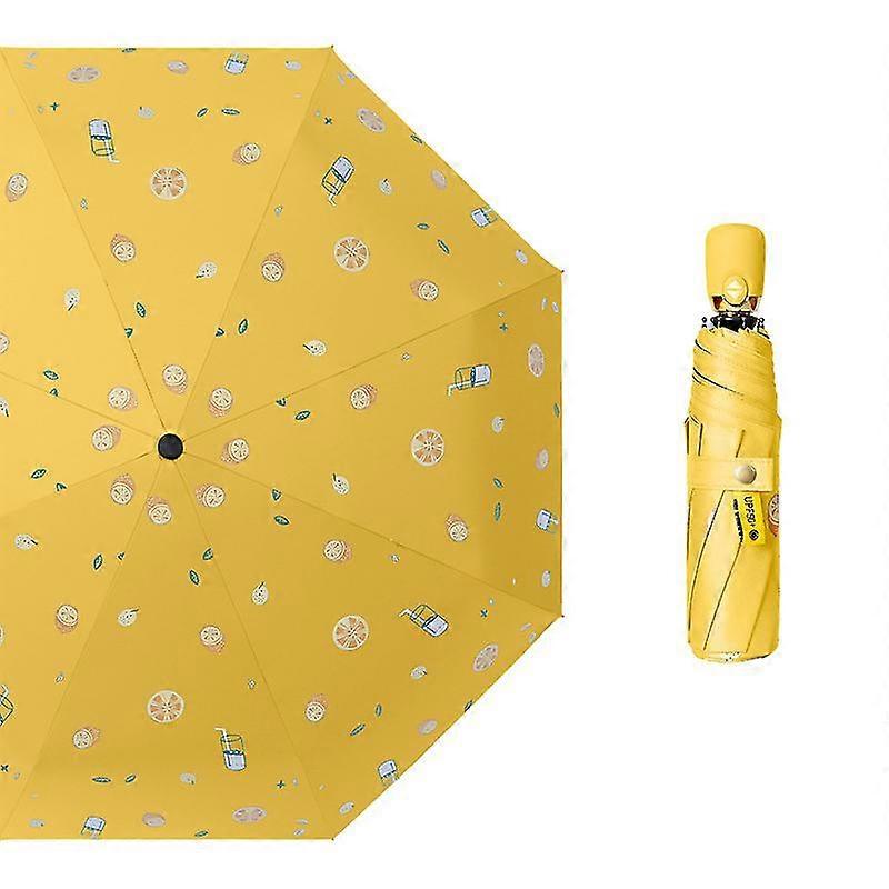 Uv Sun Umbrella Compact Folding Travel Umbrella Auto Open Close Compact Folding Rain Umbrellas For Women Men Blocking Uv 99.98%