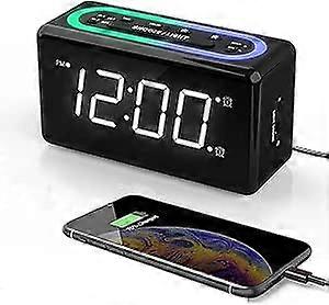 Digital Led Clock With Dual Alarms