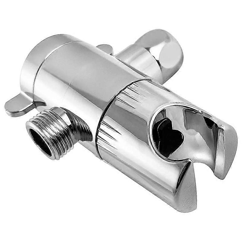 3 Way Shower Diverter with Hand Shower Cradle Faucet Overhead Spray Shower Arm Tee Splitter Boom Ad