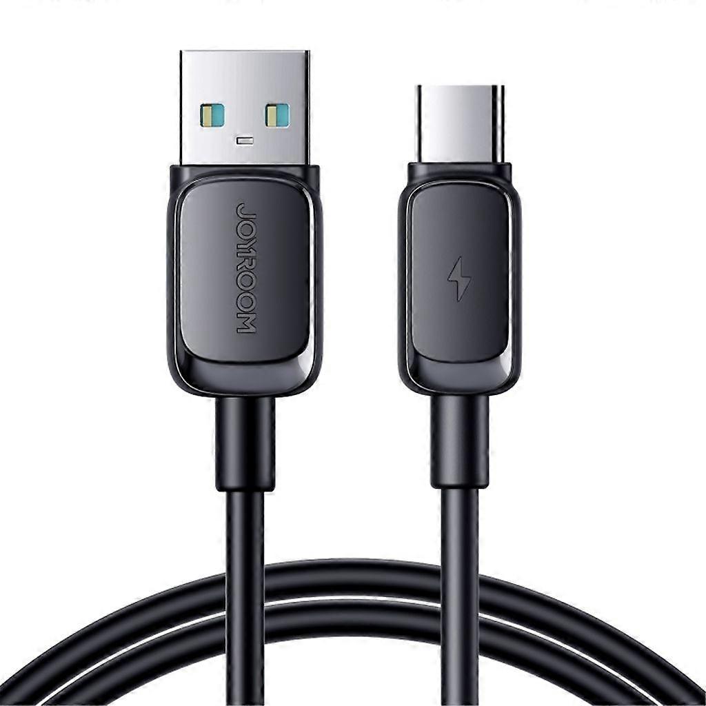 Cable de carga rápida USB-A a USB-C para Joyroom, 3A, 1,2 m - Negro