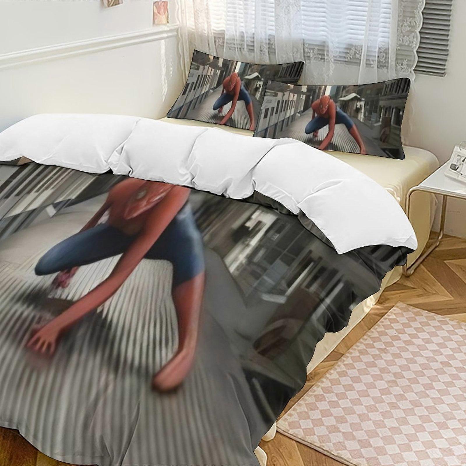 v732 Spider Man Crawl 3-Piece Twin Bed Set  io732