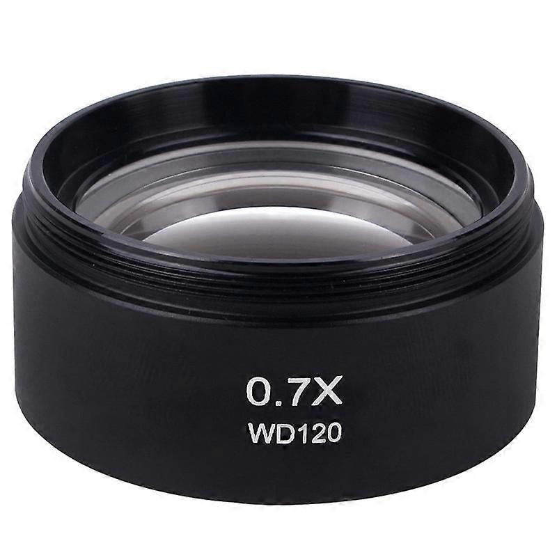 GTBL WD120 07X Trinocular Stereo Microscope Auxiliary Objective Lens Barlow Lens 48mm Thread
