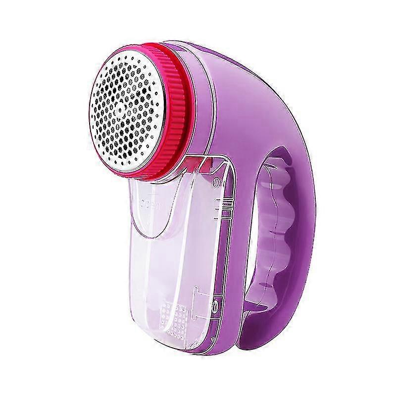 Stof Scheerapparaat, Elektrische Pluis Remover, Oplaadbare Trui Scheerapparaat Dual Protection, Verwijderbare Bak, Easy Remove1pcspurple