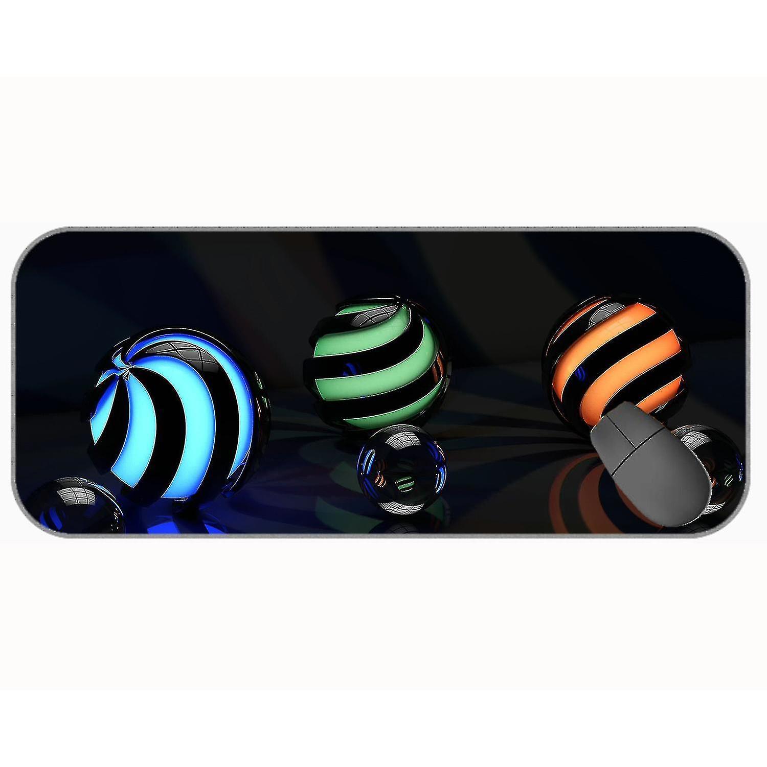 Mouse Stitched Edges Digital Glass Sphere Non-slip Gaming Rubber