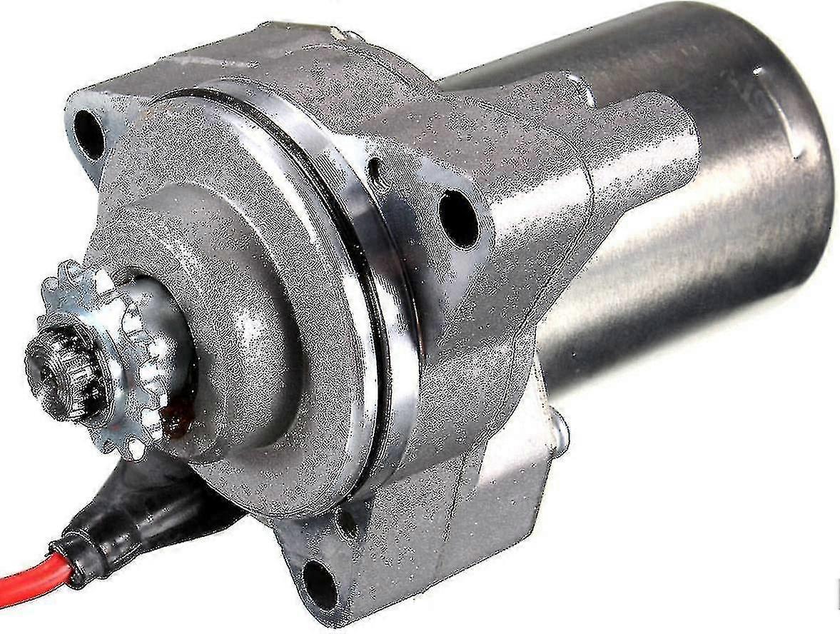 Oxoxo - 3-bolt Electric Starter Motor For 50cc, 70cc, 90cc Or 110cc 4-stroke Quad Bikes, Atvs And Pit Bikes
