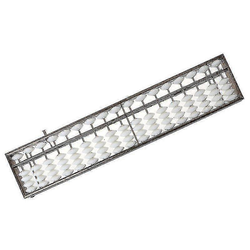 17 Digits Standard Abacus Chinese Japanese Calculator Counting Tool Math1pcs,white