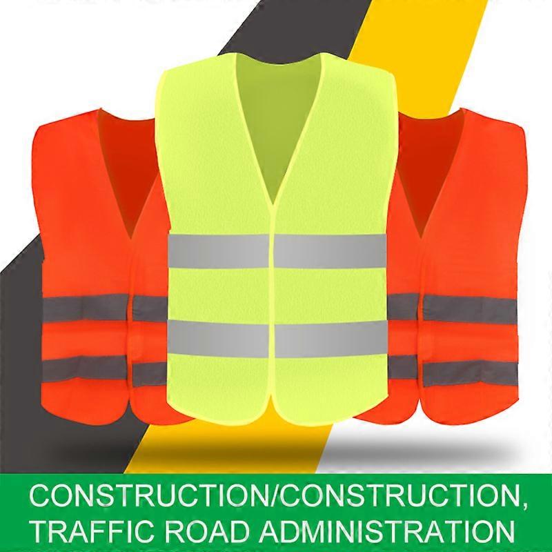 プラスサイズ反射ベスト作業服高視認性デイナイト警告安全ベスト交通建設安全服