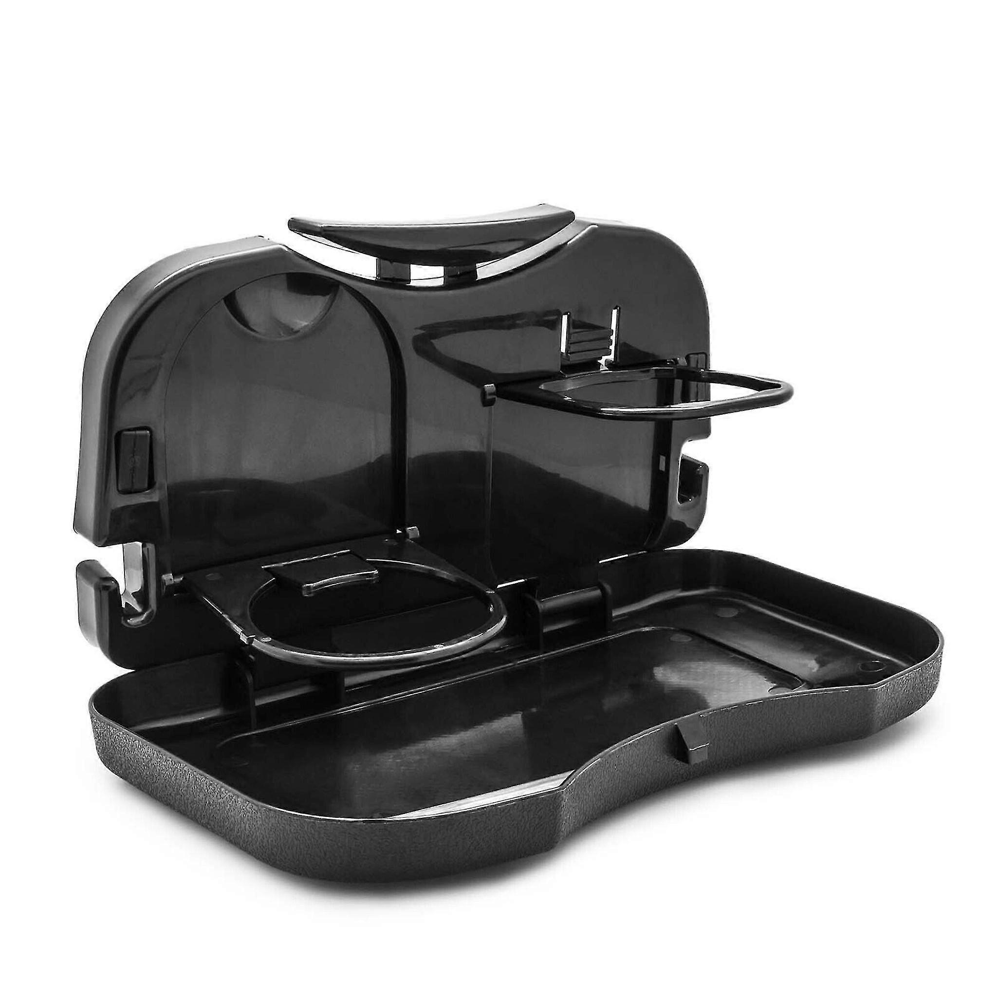 Car Rear Seat Cup Holder Folding Table Jar Cup Tray Holder Foldable Car Rear Seat Table