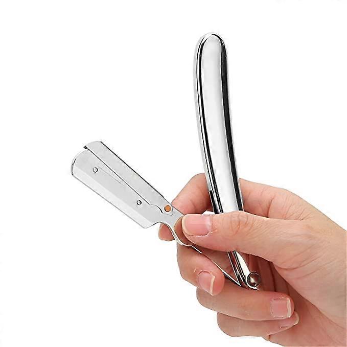 Straight Edge Scheermeshouder, ouderwets Straight Edge Razor, Close Shaving Mannen Manual Shaver Safety