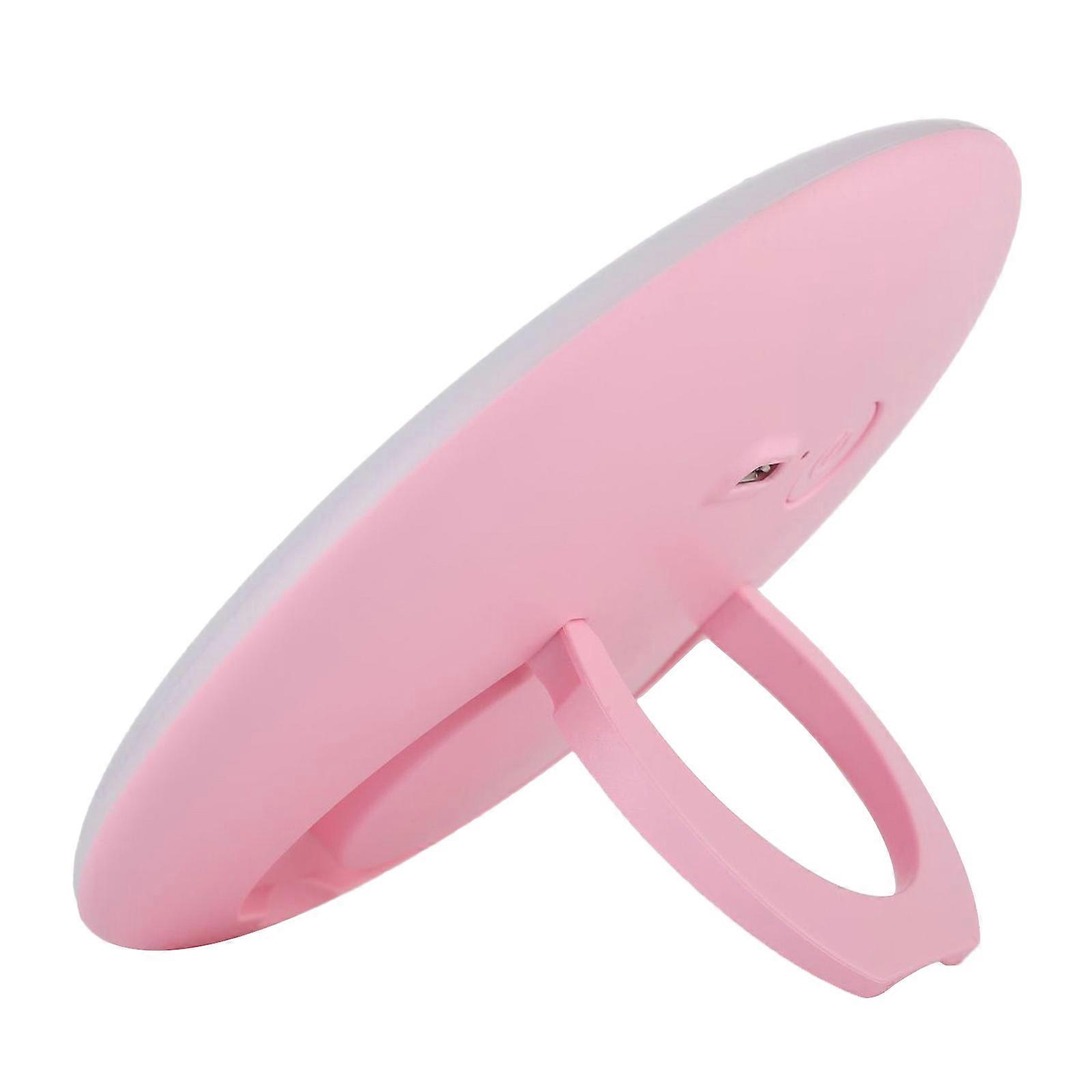 Mini LED Makeup Mirror Portable Hand Mirror USB Chargable Gift for Girlfriend