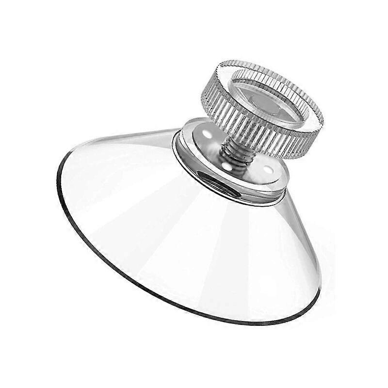 3 x 40mm suction cup with M4x10mm thread with transparent knurled nuts