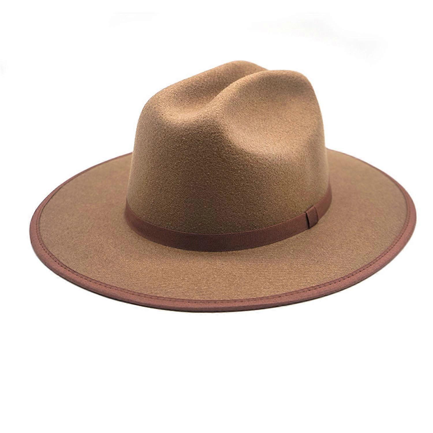 Brown denim hat