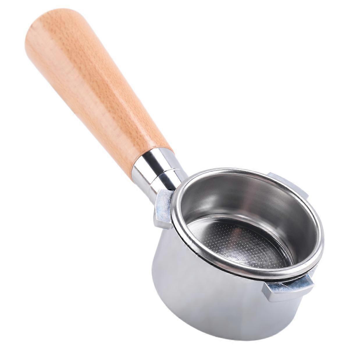 Kaffe Bunnløs Portafilter Filter 53MM Erstatning Filter Basket Kaffe Tilbehør