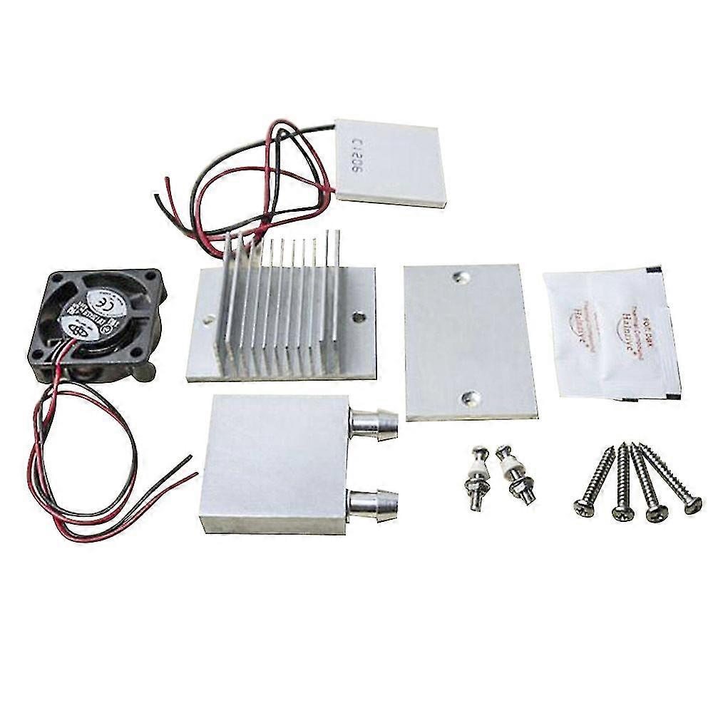 Diy Kit Tec1-12706 Thermoelectric Peltier Module Water Cooler Cooling System 60w