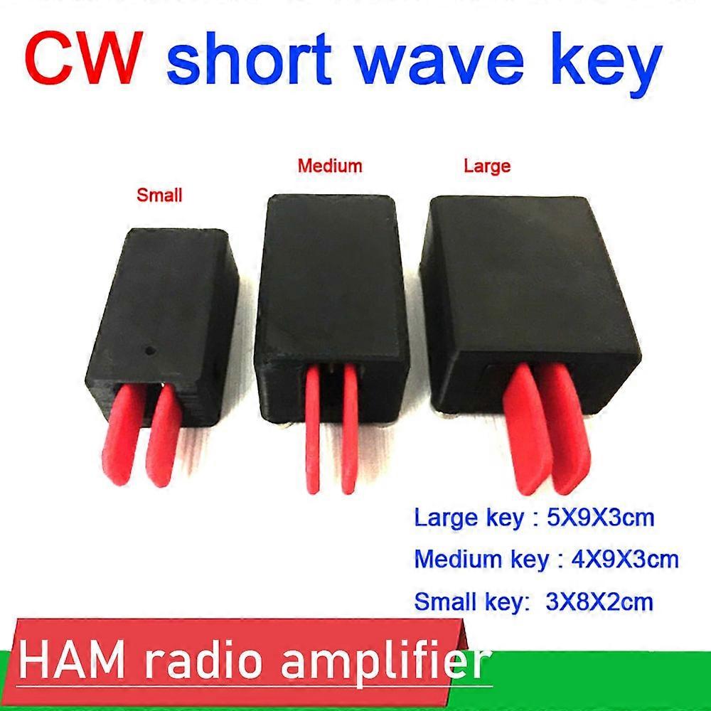 DYKB Strong magnetic CW short wave key / automatic key / auto key double paddle diy kts For RF HAM radio amplifier