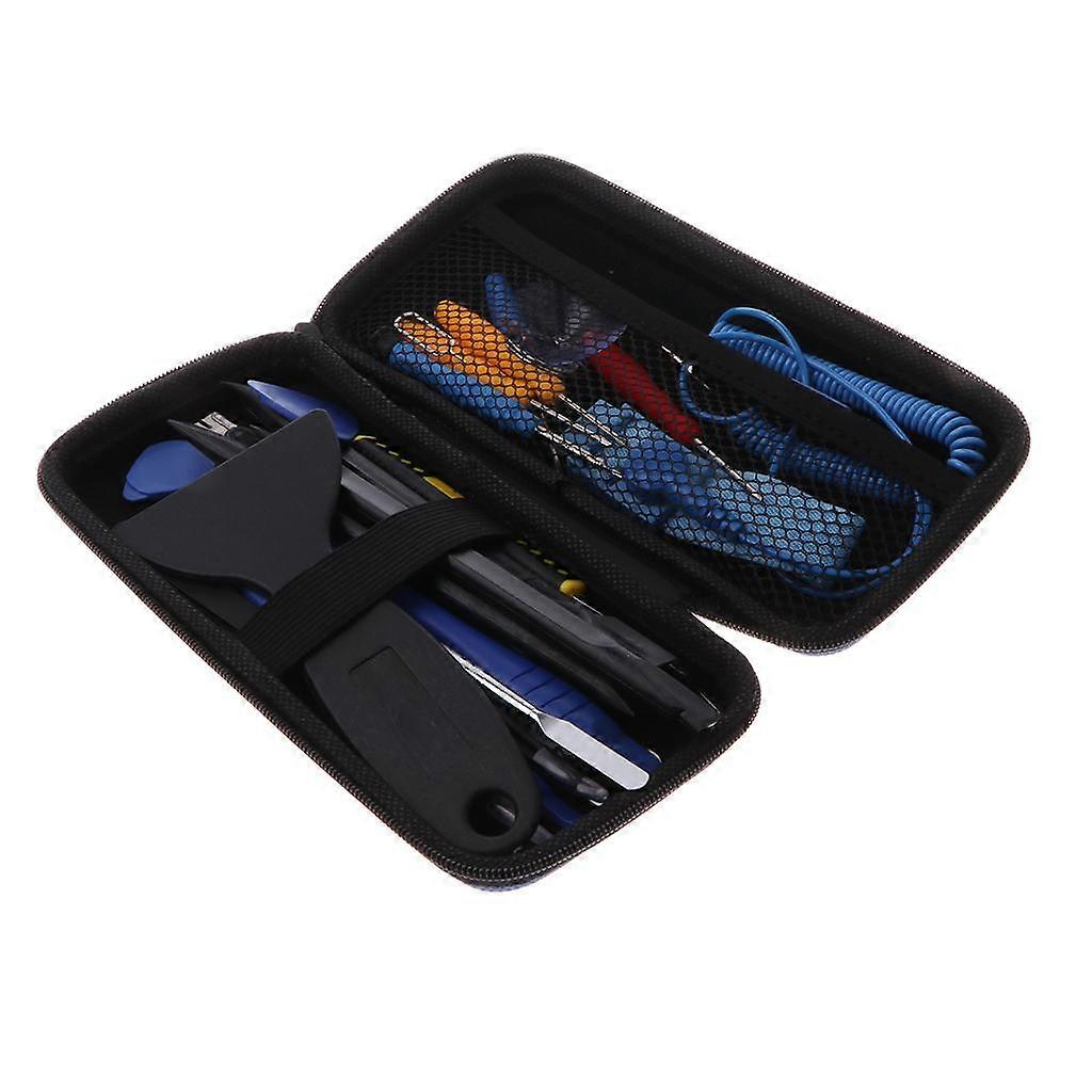 24 In1 Professional Repair Tool Kit for iPhone, iPad, iPod and Samsung Galaxy with Screwdriver, LCD Screen Opening Pry Tool and Anti-Static Wrist Stra
