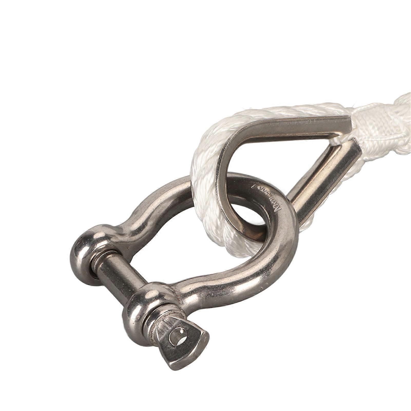 75FT Double Braid Nylon Boat Dock Lines 1565 Lbs Breaking Force Mooring Rope for Berthing Towing Hoisting