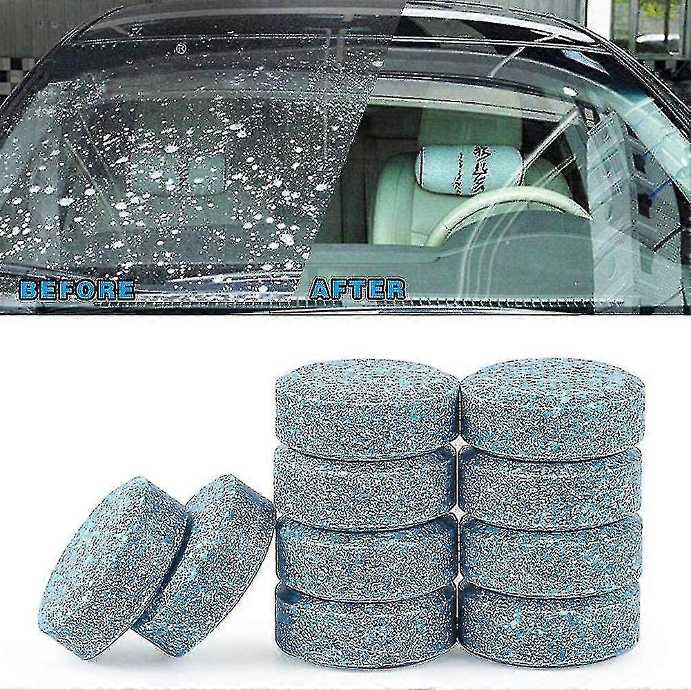 50/100pcs Windshield Washer Fluid, Concentrated Windscreen Washer Tablets Solid Wiper Glass Solid Washer Fluid