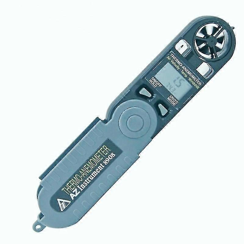 Az8918 Foldable Digital Wind Speed Meter High-precision Humidity Temperature Tester