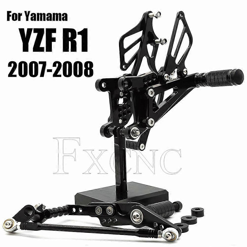 Fr yamaha yzf r1 YZF-R1 yzfr1 2007 2008 cnc motorrad fu rasten fu sttze hinterer satz fu pedal zubehr