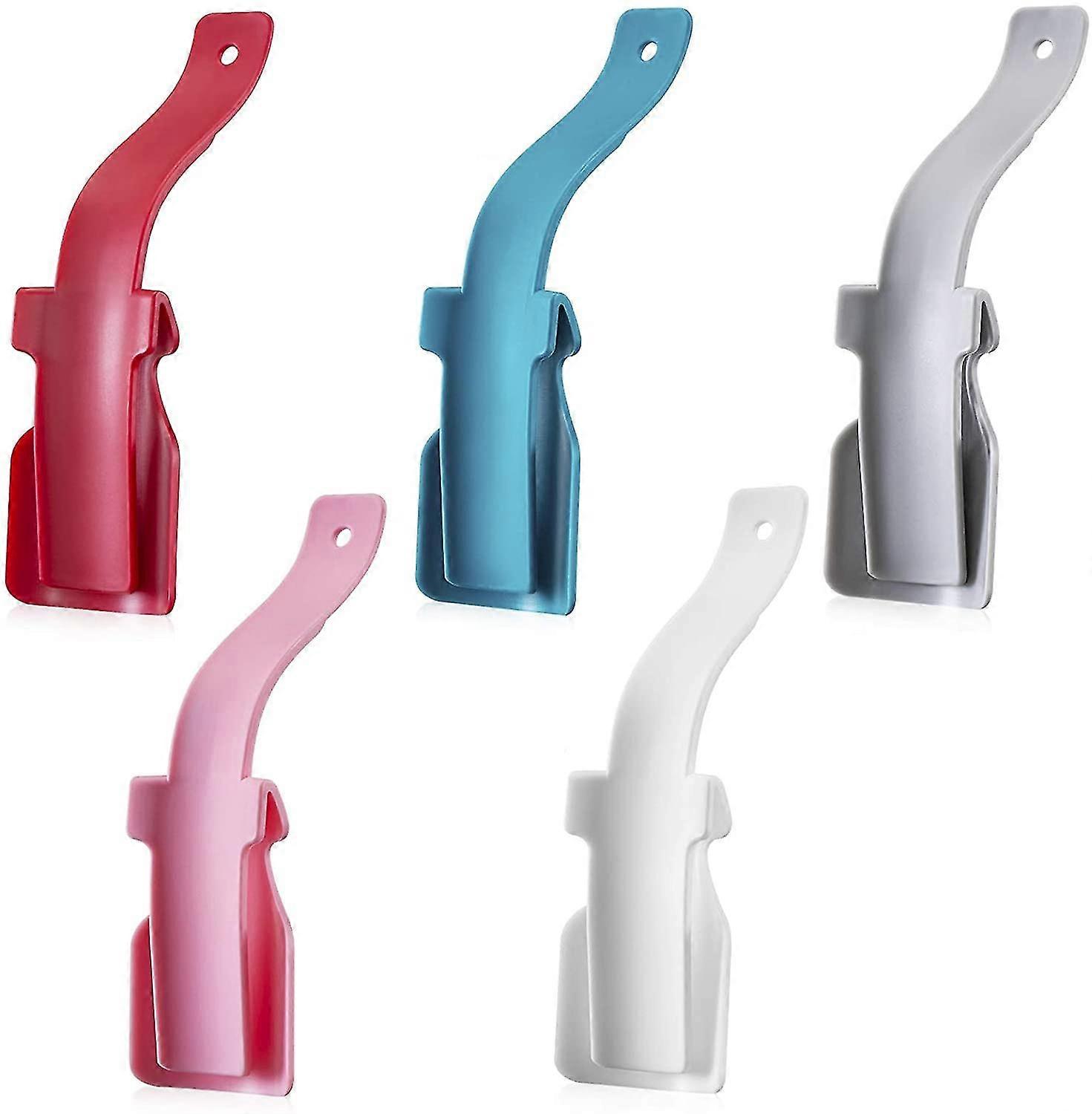 5pcs Lazy Shoe Horn Helper, Long Shoe Horn For All Age And Fits All Size Shoes, Portable Shoe Horn Sock Slider