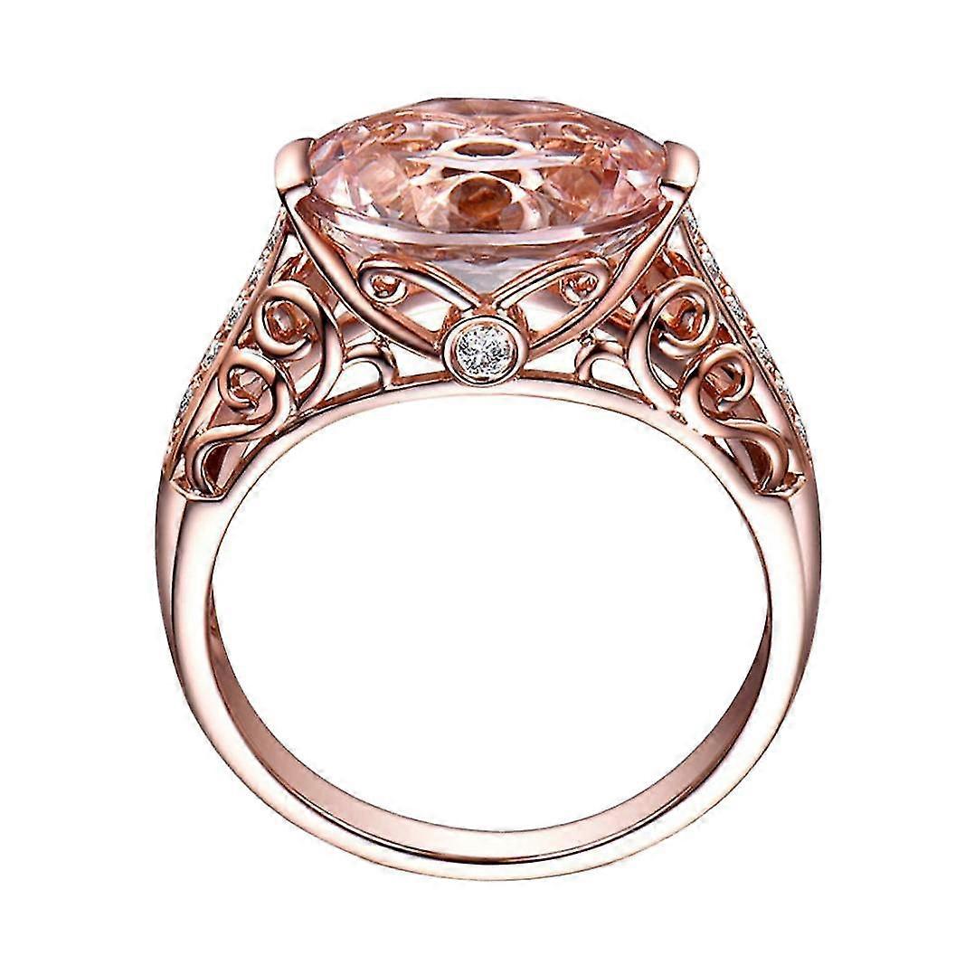 Ädelsten Ring Gemstone Ring Rose Guldring