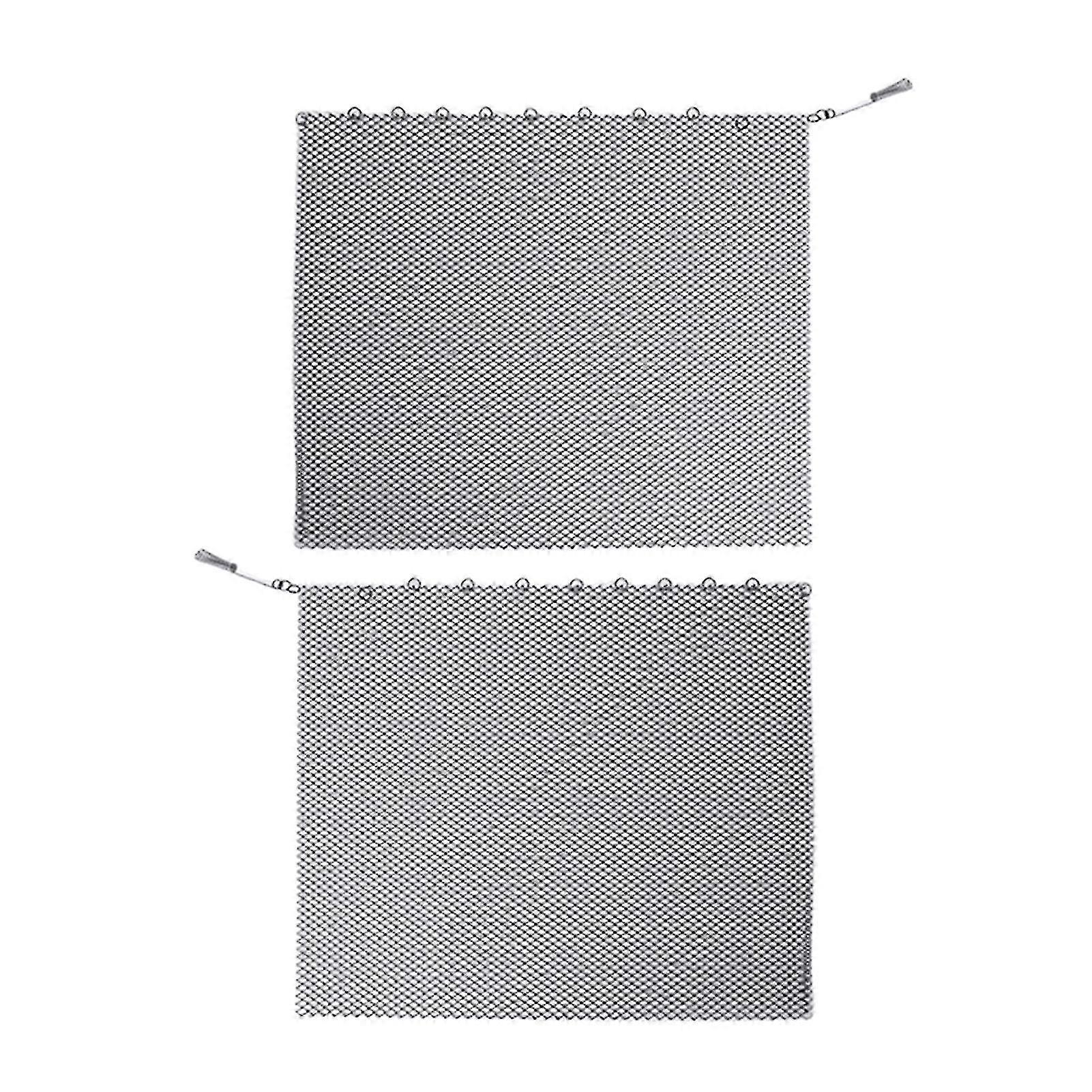 1 Set Fireplace Screen Moisture-resistant Spark Proof Full Coverage Hearth Fireplace Curtain For Living Room