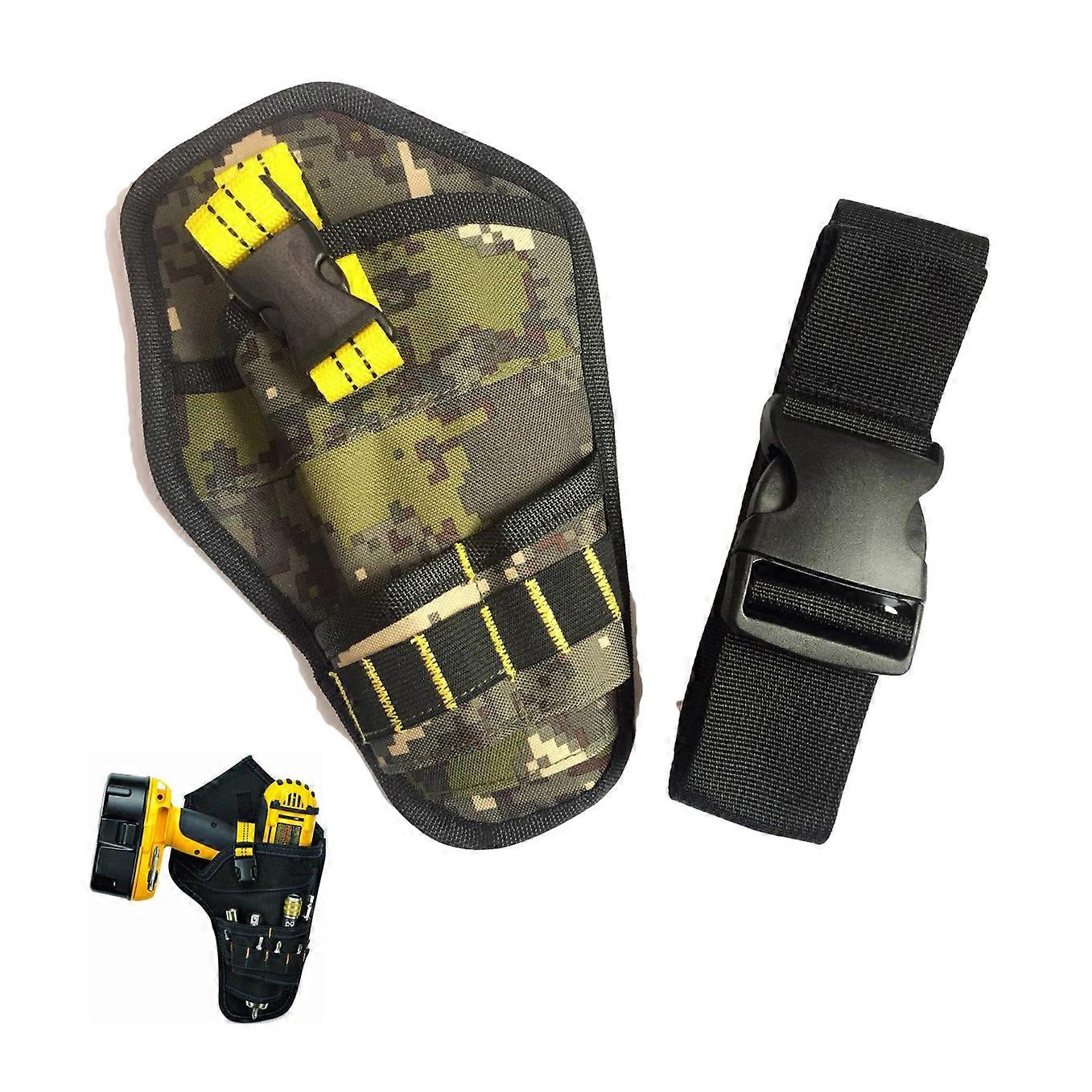 Heavy-duty Drill Holster Tool Belt Pouch Bit Holder Hanging Waist Bag Drill Tool Storage Bags Bag