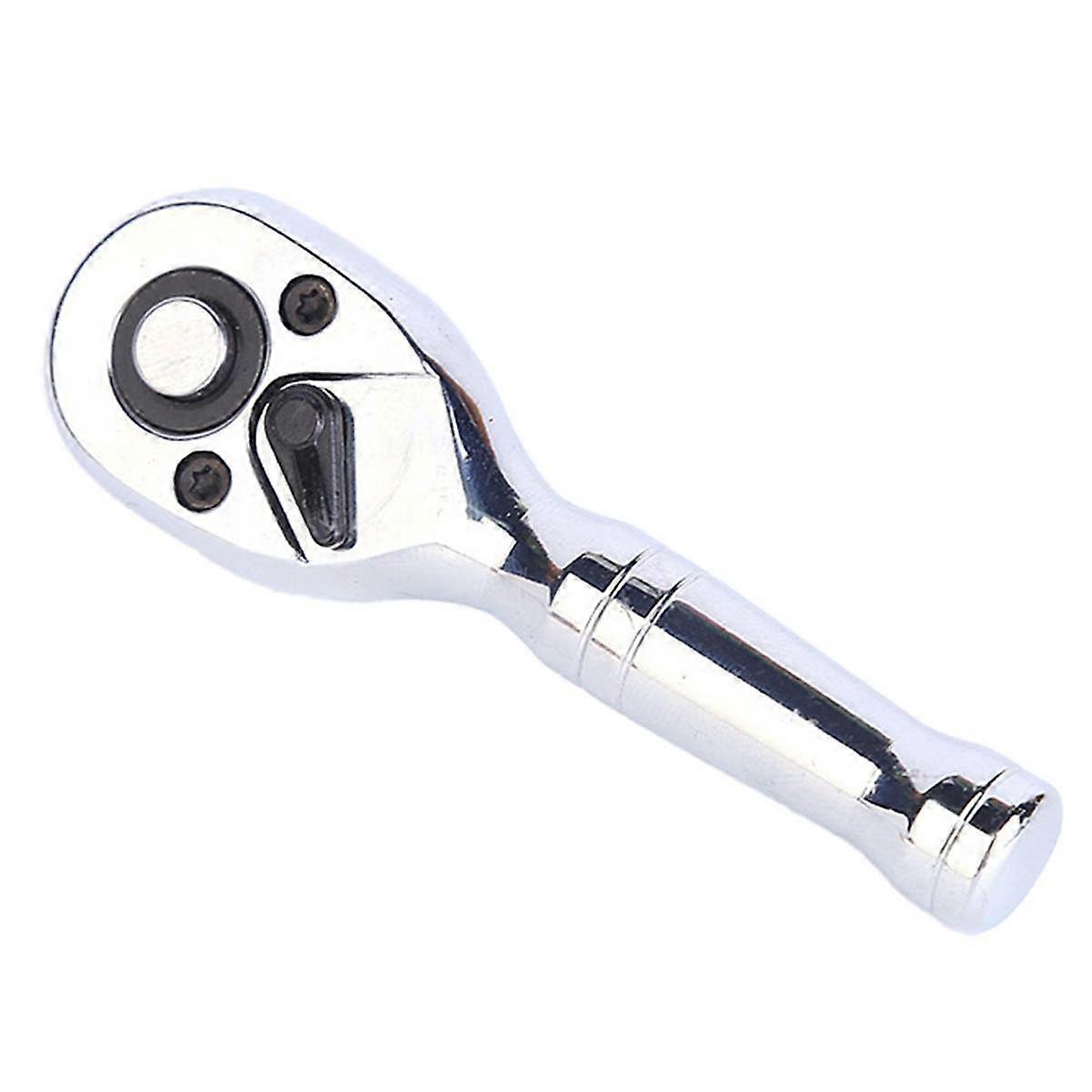 1/4Inch Quick Socket Ratchet Wrench Two-Way Short Handle 72 Teeth Spanner Mini Automotive Hand Repa