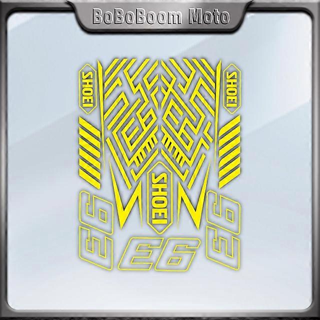 For SHOEI Motorcycle Helmet Vehicle Decals NO.93 Decal Vinyl Vehicle Decals Modification Accessories Lens Decorative Waterproof