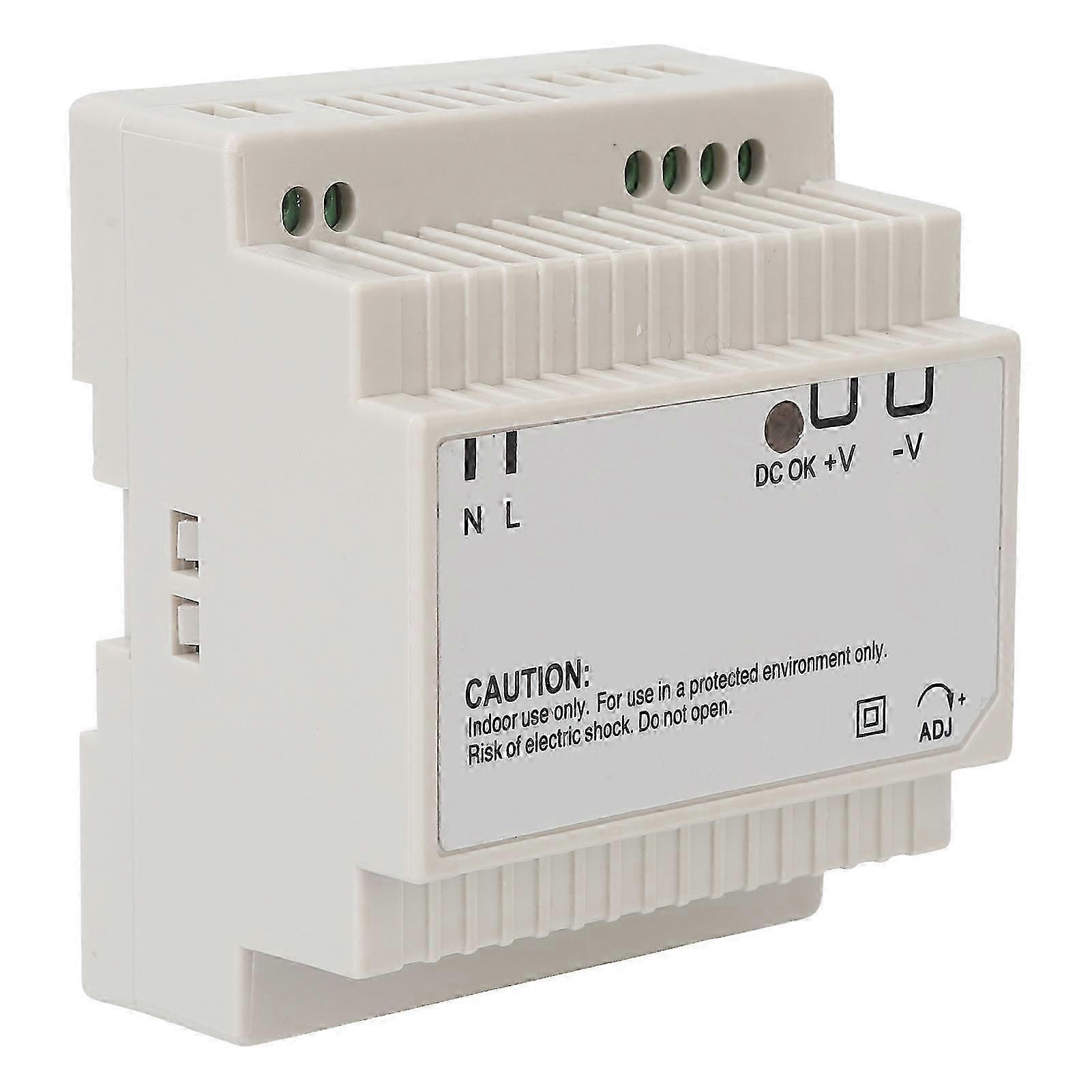 60W Voltage Converter Industrial Power Regulator for DIN Rail Mount 100-240V Input 12V Output