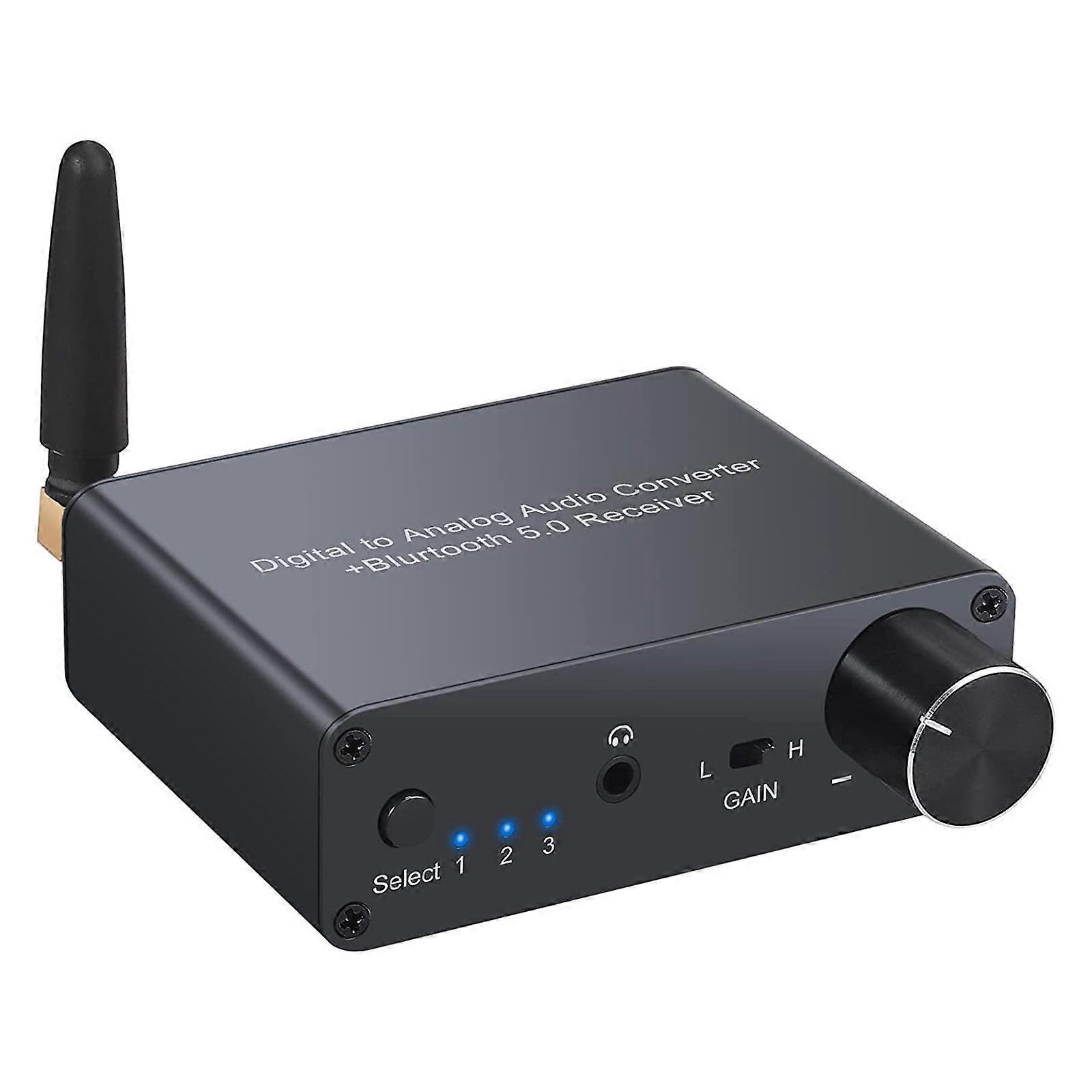 192kHz Digital to Analog Audio Converter with Bluetooth-compatible Receiver