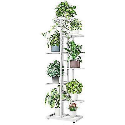 Stativ för 7 krukväxter Flera blomkrukor Hyllor Planter