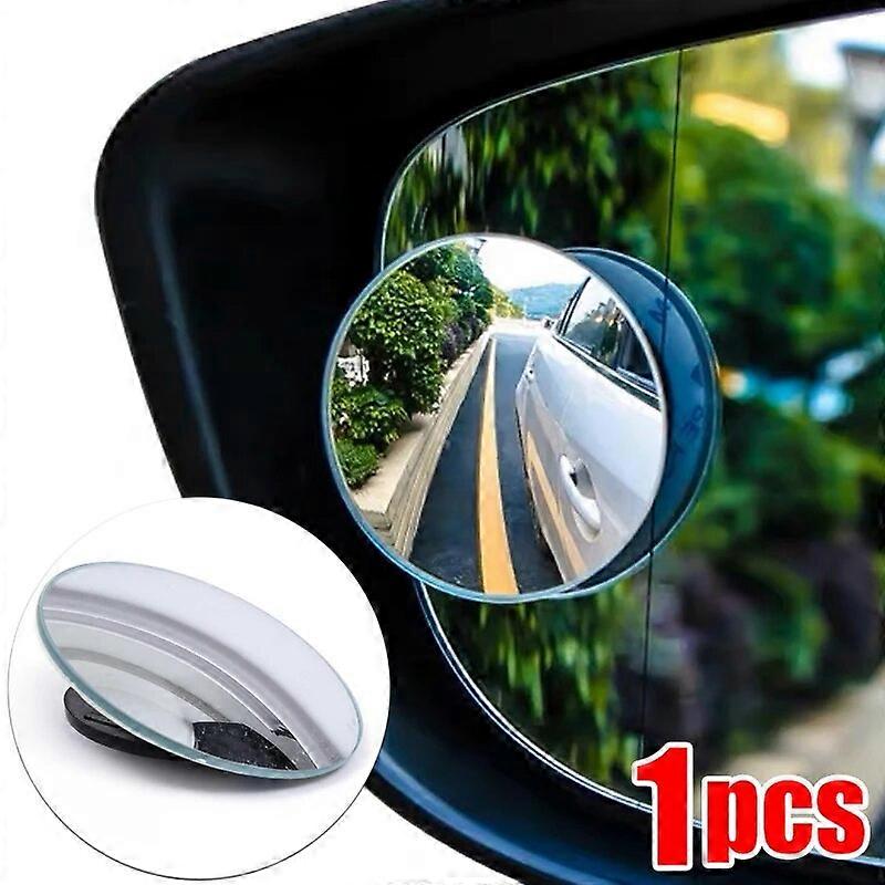 360 Degree Car Blind Spot Rear View Mirror Wide Angle Adjustable Small Round Mirror Car Reverse Auxiliary Rearview Convex MirrorMotor Vehicle Mirrors