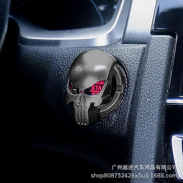 Car Decoration Engine Ignition Onekey Start Stop Push Button Switch Button Protective Cover Sticker Auto Interior Accessories