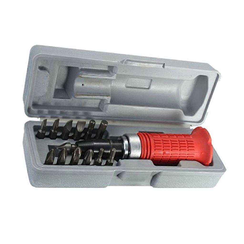 14Pcs Impact Screwdriver Set Screw Driver Bit Set Chisel Bit Multifunctional