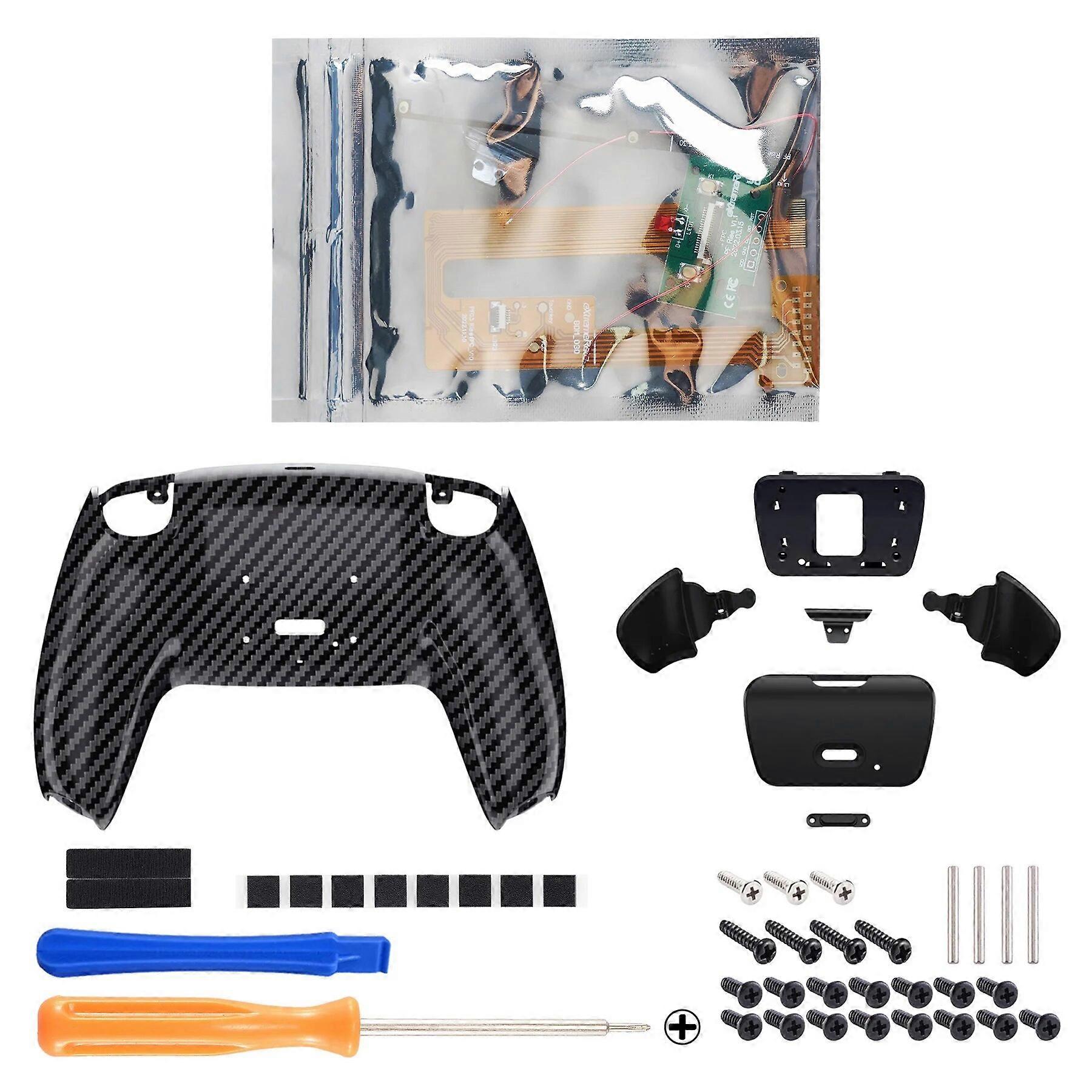 eXtremeRate Back Paddles Programable RISE Remap Kit for ps5 Controller BDM-030 BDM-040, Upgrade Board & Back Shell & Back Button
