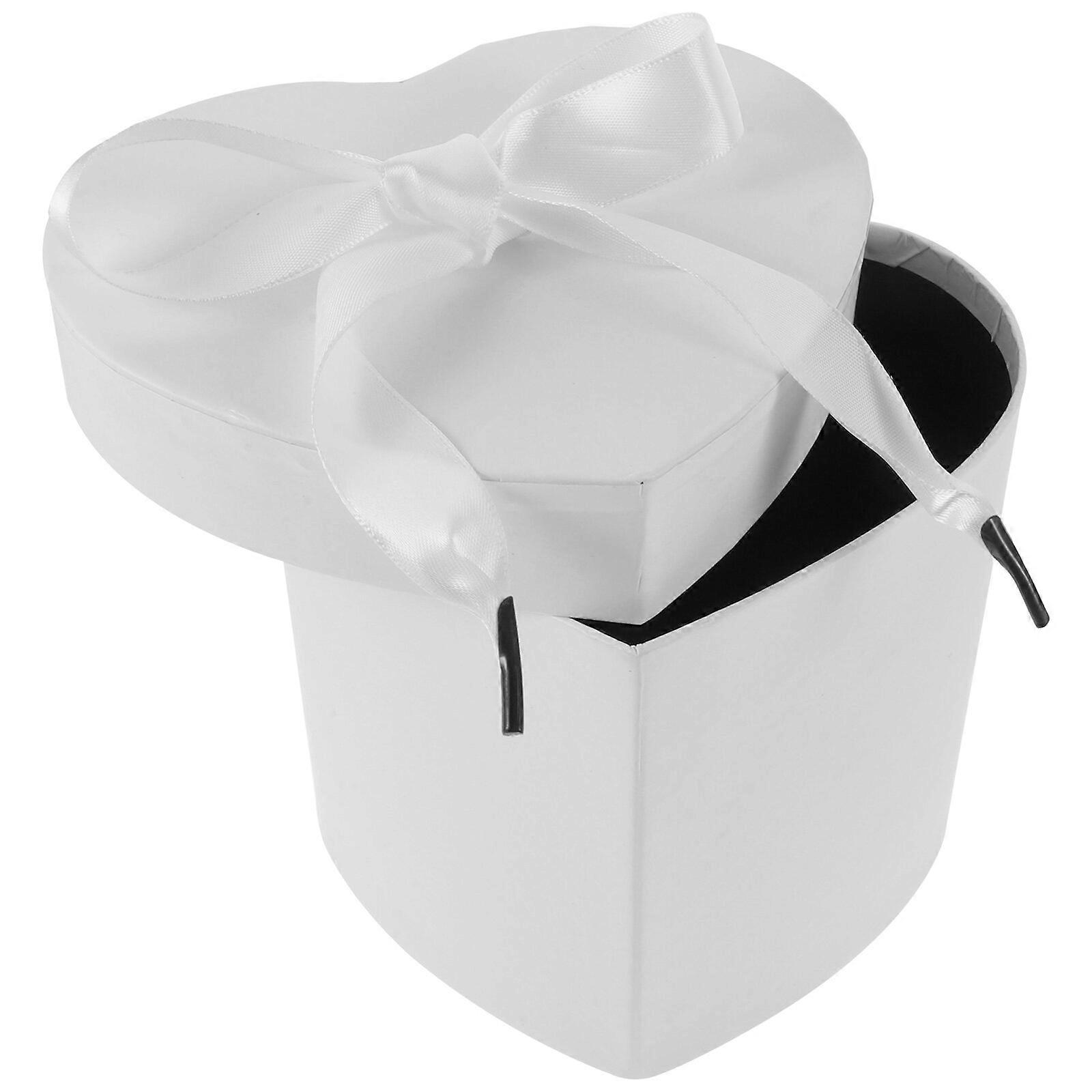 1pc Valentinstag Blumeneimer Herzform Blumenverpackung Geschenkbox