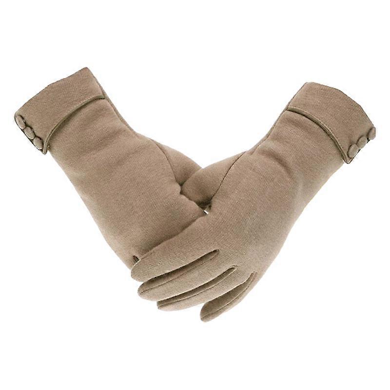 Women Winter Warm Gloves Touch Screen Phone Windproof Lined Thick Gloves