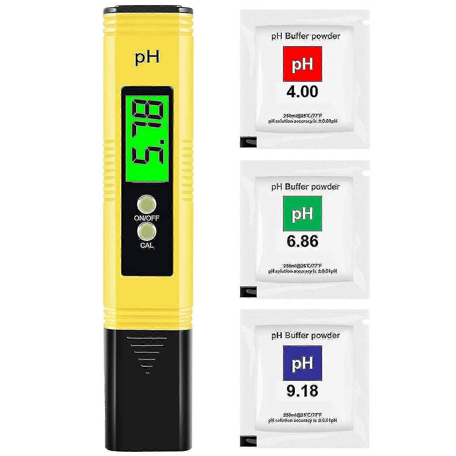Ph Tester Digital Meter, Professional Pen, High Accuracy 0.01 Ph, Measuring Range 0-14 Ideal Water For Home Drinking