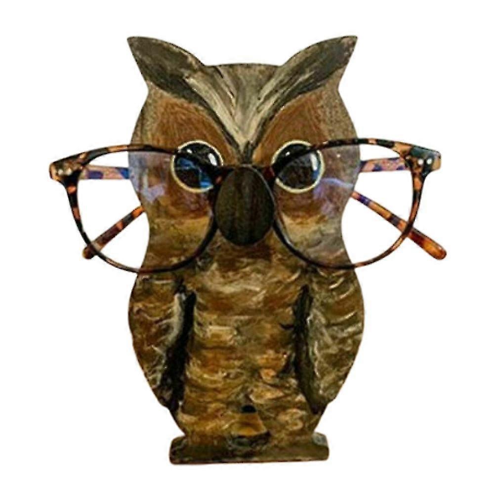 Mignon 3d Animal Head Lunettes Support Support Rack en bois pour lunettes de soleil Lunettes de vue