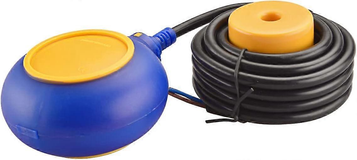 Round float switch with 4m cable, water level controller for water tank, sump pump