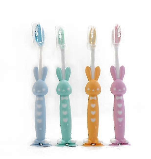 4pcs/set Cute Cartoon Children's Toothbrush