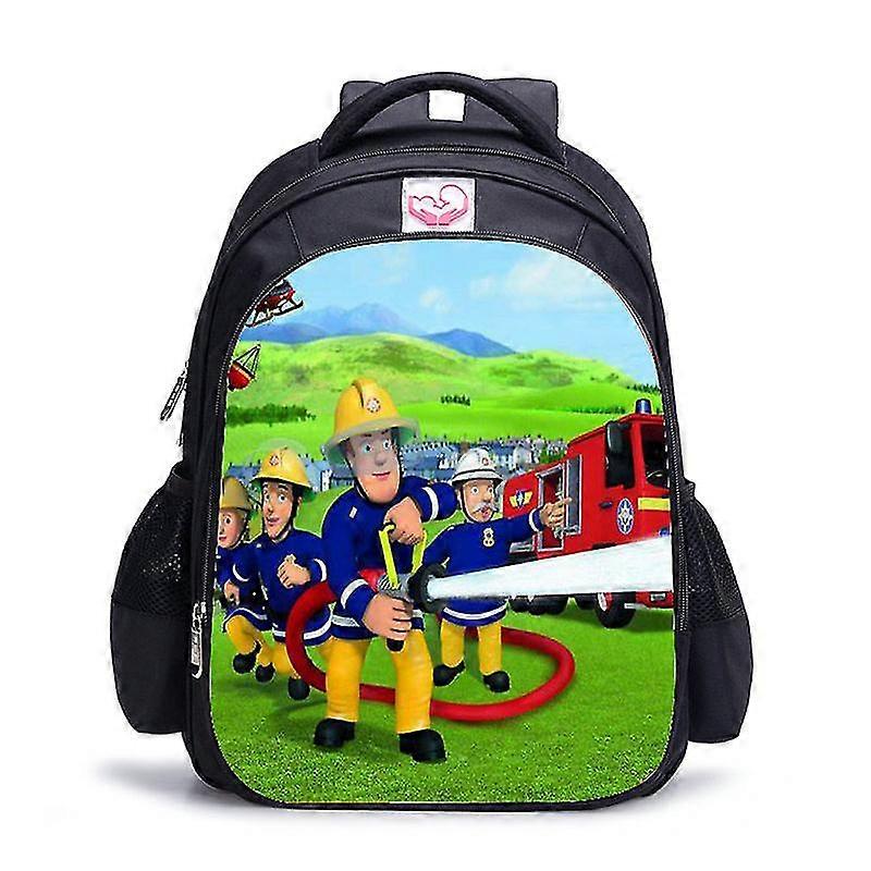 16 Inch School Bags For Boys Girls Cartoon Fireman Sam Schoolbag