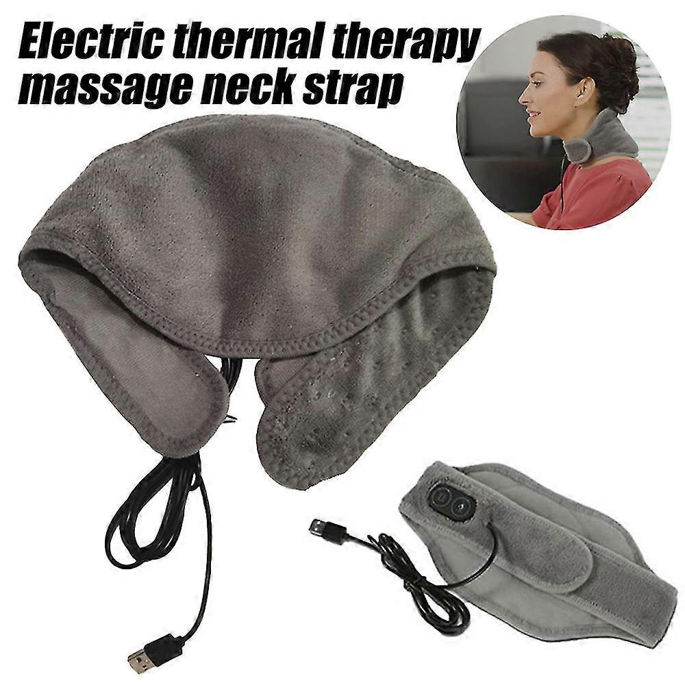 Portable Heat Neck Wrap Electric Neck Heating Pad With Vibrations