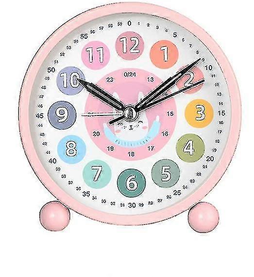 Early Education Enlightenment Alarm Clock Cartoon Mute Clock Bedside Alarm Clock